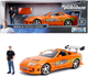 Metalowy samochód Jada Fast and Furious Toyota Supra (1995) + figurka Briana 1:24 (SBA253205001) - obraz 12