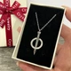 Кулон на цепочке "Гвоздь в кольце" ювелирная сталь Xuping Jewelry серебристая упакован в коробочку (16098) - изображение 2