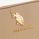 Сумка крос-боді через плече жіноча маленька U.S. Polo Assn 27A278-AA00A (Taupe) Пісочна - зображення 3