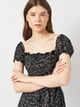 Платье короткое летнее женское Ariadna 7038 One Size Черный цветок (ROZ6501011387) - изображение 4