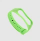 Ремешок Xiaomi Mi Band 4 / 3 силиконовый однотонный браслет Зеленый 2418P - изображение 1