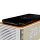 Годинник настольні з радіо Technoline WT487 Wireless Mobile Charging White/Brown, WT487 - зображення 4