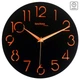 Часы Technoline WT7230 Black настенные кварцевые с рельефными цифрами на черном матовом циферблате - изображение 2