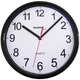 Часы настенные Technoline WT600 Black белый циферблат 225 мм кварцевые (WT600 schwarz) - изображение 1