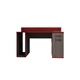 Комп'ютерний стіл Комбо 1350х600х710/860 мм Антрацит з червоною крайкою ( SKRZ1000-013) - зображення 6