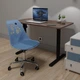 Дитяче крісло Hommex Dingo Blue (арт H-232 BL/BL MR) на колесах хром - зображення 2