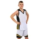 Форма баскетбольная детская Zelart L044 размер 3XS рост 110-120 см White-Black - изображение 2
