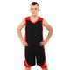 Форма баскетбольна дитяча Zelart L046 розмір XS зріст 130-140 см Black-Red - зображення 1