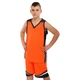 Форма баскетбольна дитяча Zelart L044 розмір 3XS зріст 110-120 см Orange-Black - зображення 3
