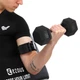 Ленты для тренировок бицепса ремни для сужения кровотока Ezous Elbow Sleeve C-08 2шт в комплекте Black-Grey - изображение 8
