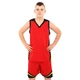 Форма баскетбольная детская Zelart L044 размер M рост 150-160 см Red-Black - изображение 1