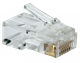 Коннектор разъем компьютерный RJ-45 UTP Cat.5е для витой пары (100 шт) - изображение 1