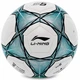 Мяч футбольный №5 PU+EVA Клееный LI-NING (клееный, белый-бирюзовый) (LFQK635-4) - изображение 1