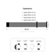 Ремінець ArmorStandart Sport Band (3 Straps) для Apple Watch 42/44/45/49mm Clear Blue (ARM74268) - зображення 3