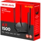 Роутер Wi-Fi гігабітний Mercusys MR60X бездротовий Чорний - зображення 4