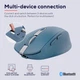Компьютерная мышь Trust Ozaa Compact Multi-Device Wireless беспроводная 3200 dpi Синий (24934) - изображение 8