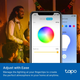 Умная разноцветная LED Wi-Fi лампа с регулировкой TP-Link Tapo L530E(4-Pack) 8.7 Вт / E27 / 806 Лм - изображение 4