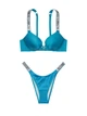 Купальник Victoria's Secret Bombshell push-up Shine Strap Cosmo 70В/S - зображення 1