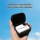 Сумка-футляр для экшн камеры Insta360 GO 3, защитный чехол / кейс / органайзер для хранения + карабин, 8х6.5х4.6 см, черная (83448986) - изображение 4