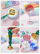 Набор сургуч для создания восковых печатей Sealing Wax Set Starry Sky в форме звездочек (AS356-24) - изображение 6
