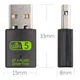 Двухдиапазонный адаптер USB Wi-Fi 5 (AC) + BT4.2 адаптер AC600 2.4/5GHz Black + Bluetooth 4.2 (AC600-BT4.2) - изображение 8