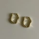 Серьги-кольца Honey Fashion Accessories золотистый (12-137) - изображение 2