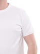 Футболка мужская белая однотонная широкая 6228-4 XL - изображение 6
