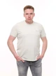 Футболка мужская молочная однотонная широкая 6228-9 XL - изображение 1