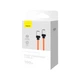 Кабель зарядки Baseus (CAKW000207) (100W) (1M) Type-C to Type-C швидка зарядка Fast Charging для мобільних пристроїв Samsung/Xiaomi/Huawei/Meizu Помаранчевий - изображение 2