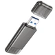 Кардрідер HOCO HB39 USB/Type-C 3.0 high-speed card reader Metal Gray (6942007604819) - зображення 6