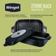 Гусятниця RINGEL Zitrone Black 34x24x13.5см (6+3л), ростер, сковорода-гриль (RG-2108-34 BL-R) - зображення 5