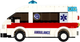 Klocki konstrukcyjne Alleblox City Vehicles Sity Ambulans 255 elementów (5904335887365) - obraz 3