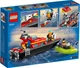 Лего Сіті Рятівний пожежний катер Lego City 60373 - зображення 12