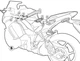 Комплект GIVI 4100KIT для встановлення PLXR4100 без Monorack KAWASAKI Z 1000 SX - зображення 2