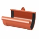 Муфта желоба RainWay 130 мм Кирпичная, RAL 8004 - изображение 1