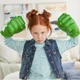 Перчатки Халк Детские Мягкие Кулаки Хасбро Marvel Hulk Gamma Smash Fists Hasbro F9332 - изображение 7