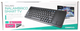 Клавіатура бездротова Omega OKB004B for Smart TV + Touchpad US Black (OKB004BES) - зображення 5