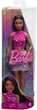 Lalka Mattel Barbie Fashionistas Doll nr 215 Z prostymi czarnymi włosami w koszulce z gwiazdkami, 65. rocznica (HRH13) - obraz 5