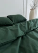 Комплект постельного белья двуспальный 175х210 Бязь Gold Luxe наволочки 70х70 зеленый - изображение 2