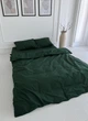 Комплект постельного белья двуспальный 175х210 Бязь Gold Luxe наволочки 70х70 зеленый - изображение 1