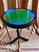 Кофейный столик Изумрудное Сияние с подсветкой RGB Возможность работы от Повербанка Круглый Диаметр 38 см - изображение 4