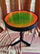 Кофейный столик Изумрудное Сияние с подсветкой RGB Возможность работы от Повербанка Круглый Диаметр 38 см - изображение 5