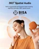 Вакуумные Беспроводные Bluetooth наушники Baseus AirNora 2 True Wireless Earphones Galaxy NGTW320203 l Оранжевый - изображение 11