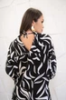 Женский летний костюм Fashion с вырезом на спине 50/52 черный - изображение 3