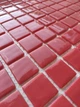 Мозаика из стекла AquaMo MK25121 Red 25x25x4 (317x317) мм глянцевая на сетке - изображение 2