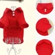Футболка для котів Pet Style "Поло" Червона M - зображення 4