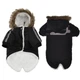 Курточка с капюшоном для собак Pet Style "Jacket" Черная L - изображение 4