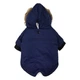 Курточка с капюшоном для собак Pet Style "Jacket" Синяя M - изображение 3