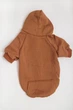 Толстовка с карманом для котов и кошек Pet Style "Однотон" Коричневая XS - изображение 3