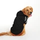 Толстовка для котів однотонна Pet Style "Спорт" Чорна M - зображення 1